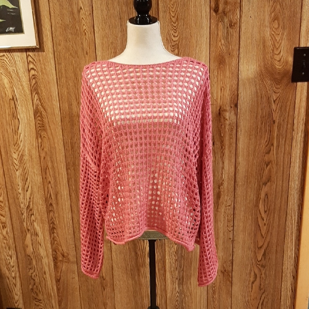 🥀🍋NWT Better Be Pink Knitted Sweater (M)🥀